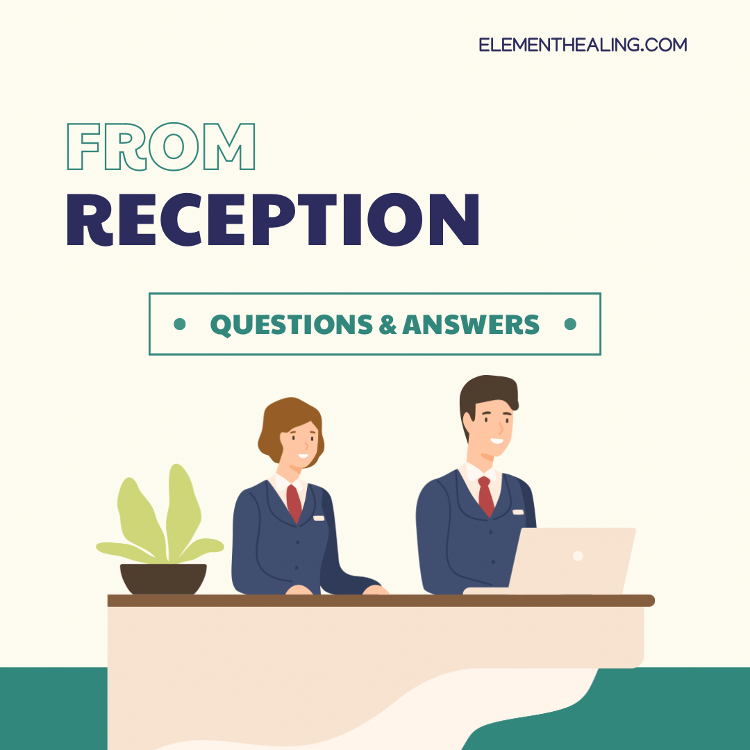 FROM RECEPTION: QUESTION 5: I’m so stressed with the holidays, what services and or products would you recommend from Element to help?