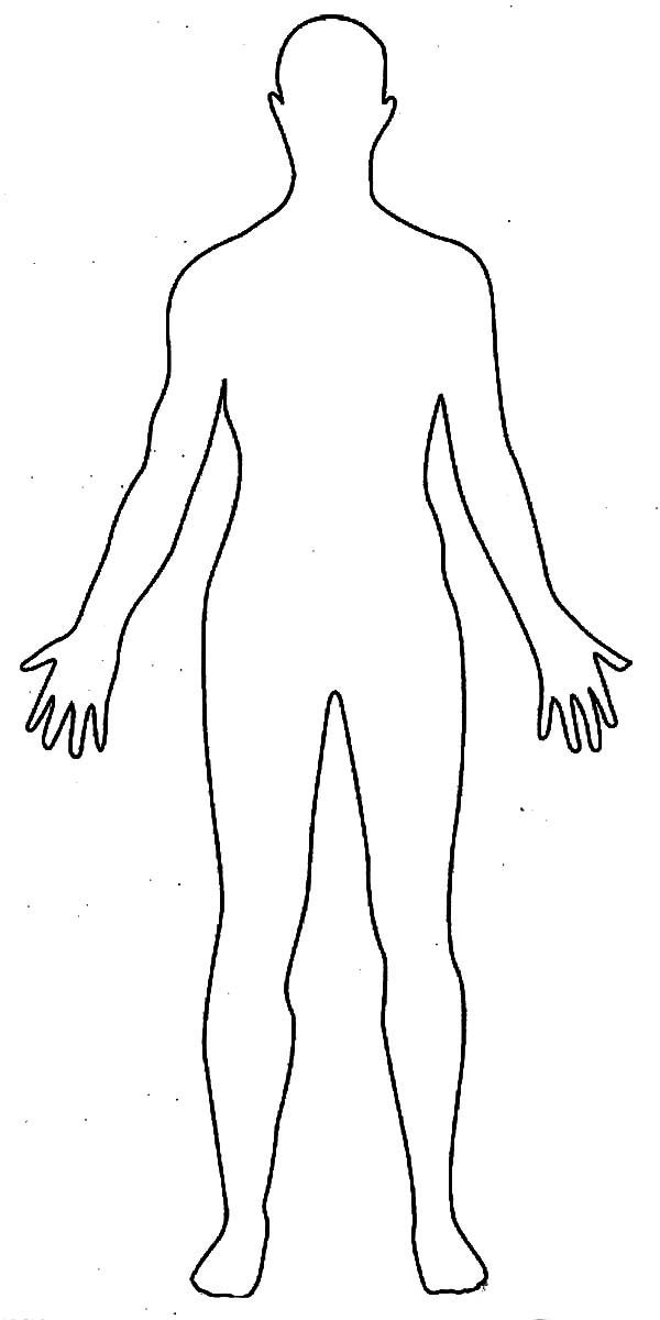 Man Body Outline Drawing